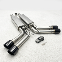 Tuyaux d'échappement Catback SDO Racing Performance pour Mercedes Benz G63 AMG W463A W464 4.0T 2018-2026, silencieux SS304 avec embouts noirs