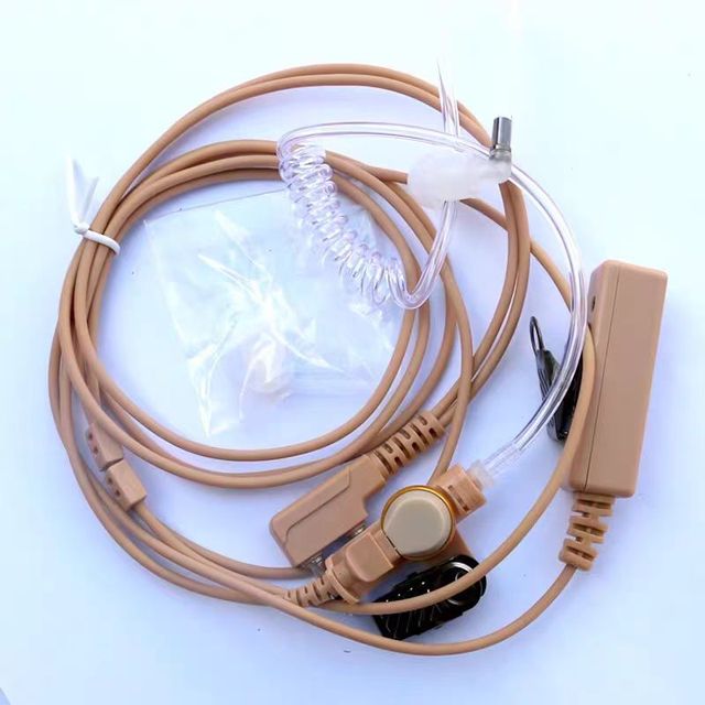 EARPHONIC High Quality 3.5MM Interface Two Way Radio Headset Air Acoustic Tube Earpiece for Baofeng TYT Wouxun WLN Walkie Talkie
