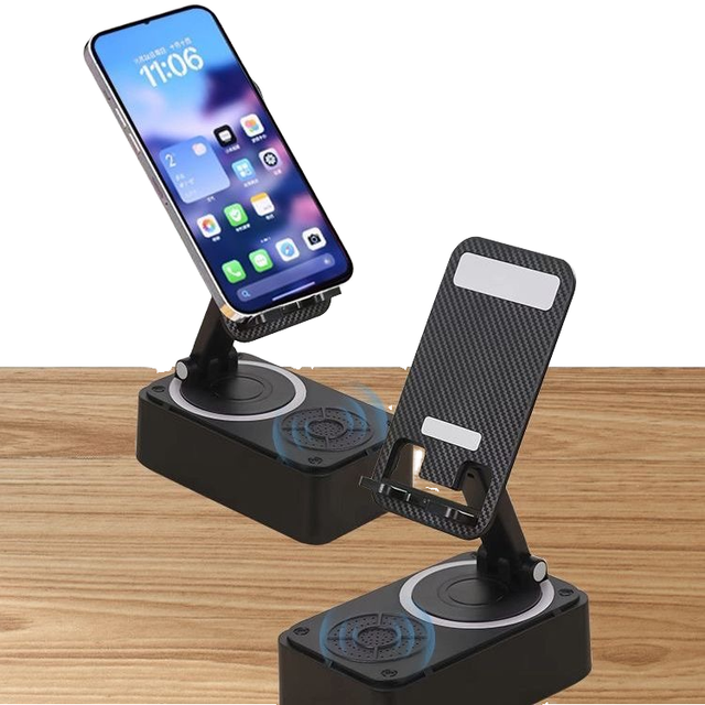 3in1 Multi-Function for Blue Tooth Wireless Speaker Telescopic 360 Rotating Phone Stand New Power Bank Lazy Live Streaming Stand