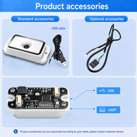 Module de scanner de codes QR 1D/2D haute performance YUANAIDC, lecteur de codes-barres CMOS intégré OEM, USB UART, en stock pour kiosque en libre-service
