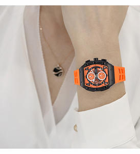 <span class=keywords><strong>OTM</strong></span> nuovo barile di vino Richard cronografo a sei mani impermeabile luminoso alla moda 44mm lega di quarzo Reloj Montre Homme orologio da uomo - Product Image 5