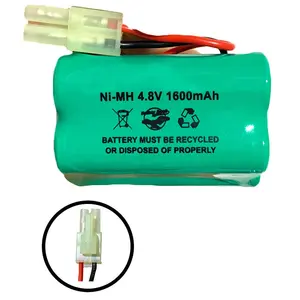 Reemplazo de paquete de batería Ni-MH de 4,8 V y 1600mAh para aspiradora Euro Pro Shark Sweeper NI-MH Paquete de batería recargable