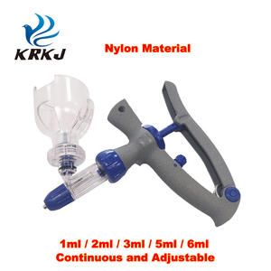 KD108 CETTIA Équipement vétérinaire pour volailles et bétail, <span class=keywords><strong>seringue</strong></span> automatique à injection continue Luer Lock <span class=keywords><strong>5CC</strong></span>, pistolet injecteur automatique 1 <span class=keywords><strong>ml</strong></span> - Product Image 2