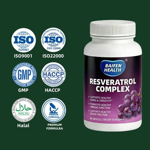 Capsule di Resveratrolo OEM/ODM: Supporto Antiossidante per un <span class=keywords><strong>Invecchiamento</strong></span> Sano, Potenziamento Immunitario, Funzione <span class=keywords><strong>Cerebrale</strong></span> e Longevità per Adulti - Product Image 3