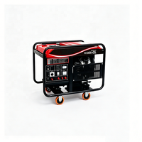 Générateur d'essence monophasé 10 kW 50 Hz avec démarrage électrique par lanceur, portable, pour alimentation de secours domestique et protection contre les surcharges