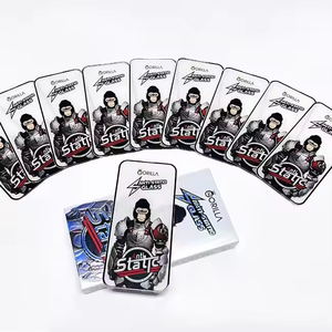 Protector de Pantalla de Vidrio Templado <span class=keywords><strong>Gorilla</strong></span> 8K de Alta Dureza con Borde Curvo Grande y Recubrimiento Antihuellas para <span class=keywords><strong>iPhone</strong></span> 17 Pro Max - Product Image 5