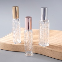 Flacon de parfum en verre mat en forme de courge amère 10 ml, rechargeable, haut de gamme, avec sérigraphie et finition givrée