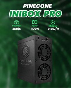 آلة تعدين العملات المشفرة ASIC من نوع Pinecone Matches INIBOX PRO بسرعة 2.4 جيجاهرتز/ثانية، تحقق عائد استثمار سريع، 100 دولار يوميًا، من شركة InitVerse INI، بقدرة 1280 واط. - Product Image 6