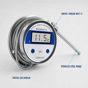 Termómetro Digital para Interiores con Sonda con Cable, Termómetro Digital de Alta Temperatura con Sensor Rápido - Product Image 5