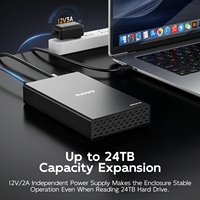 Caja para Disco Duro MAIWO SATA a USB 3.0, Carcasa Externa para Disco Duro de 3.5 Pulgadas, Caja Externa para Disco Duro de Estado Sólido, Caja para HDD