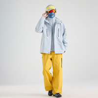 Ensemble de veste polaire détachable 3 en 1 pour la famille des oiseaux, thermosoudée, coupe-vent, imperméable, respirante, chaude, 100% polyester, pour l'extérieur