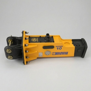 Casse-roche hydraulique silencieux SOOSAN SB10 de type boîte pour mini-excavatrices de 0,8 à 2,5 tonnes, travaux de démolition - Product Image 1