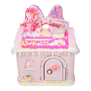 Kit de Bricolage DIY <span class=keywords><strong>Tirelire</strong></span> Artisanale en Colle Crème pour Enfants, Thème 'Petit Amoureux de l'Argent', pour la Coordination Main-Oeil des Filles, Pot d'Économies Cottage - Product Image 5