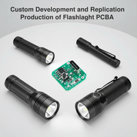 Tablero PCBA OEM de gran venta, ensamblaje de componentes electrónicos promocionales, placa base PCBA de linterna de gran venta