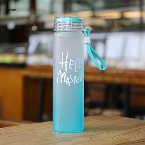 Offre Spéciale 400ml voyage verre bouteille d'eau citron tasse luxe haute qualité Sport créatif boisson salle de sport bouteille d'eau - Product Image 6