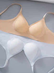 Soutien-gorge sans <span class=keywords><strong>armature</strong></span> Evenyoung en dentelle, push-up, confort respirant, avec bonnet fixe, soutien-gorge adhésif sans couture en dentelle pour femme - Product Image 4