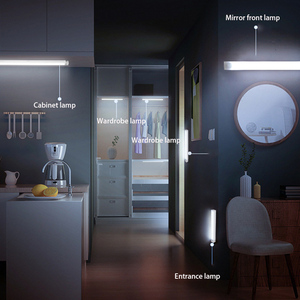 Cabinet <strong>Induction</strong> <strong>Light</strong> USB Charging Wireless Motion <strong>Sensor</strong> Led <strong>Light</strong> for Wardrobe - Product Image 5