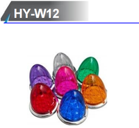 Nouvelles feux de position latéraux LED en forme de pastèque 12V pour camions, feux de gabarit et de stationnement rouges, ambre, verts, bleus pour voitures/remorques/bus
