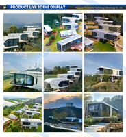 Maisons capsules en panneaux sandwich en acier modernes, durables, économiques, de conception luxueuse et intelligente, best-sellers