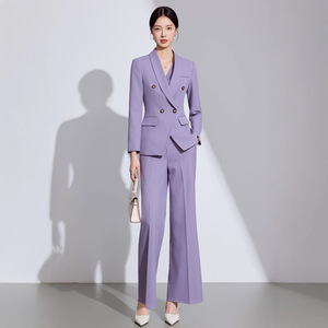 Women's Suit Set Black Three Quarter Sleeve Formal Anti-Wrinkle Spring Wear - Product Image 2