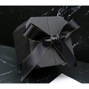 Custom <b>Wedding</b> Octagonal Flip Top Ribbon Lipstick Paper Gift <b>Box</b> - Product Image 3