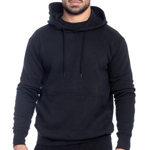 Sudadera con Capucha para Hombre, Teñida en la Prenda, Preencogida, Tacto Suave, Sin Preocupaciones de Encogimiento, Corte Regular, Color Sólido, Otoño, Secado Rápido - Product Image 6