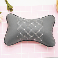 Coussin ergonomique de soutien cervical pour voiture avec sangle élastique pour appuie-tête automobile, idéal pour la conduite, les voyages et un confort quotidien