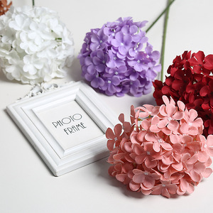 Grande fleur artificielle d'hortensia effet soie, idéale pour décorations extérieures, arrière-plans de photographie et ornements de table de salon - Product Image 1