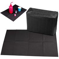 Bavoirs dentaires jetables multi-usages 3 plis, personnalisés, imperméables, multicolores, noirs, 33*45CM, fabriqués en Chine