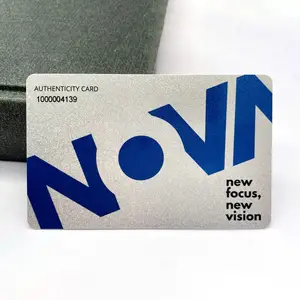 Custom CMYK Printing CR80 Plastic PVC Membership VIP Business Card Card