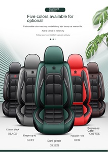 Ensemble <span class=keywords><strong>de</strong></span> Housses <span class=keywords><strong>de</strong></span> Siège <span class=keywords><strong>de</strong></span> Voiture en Cuir Design Diamant, Universelles Toutes Saisons, Accessoires Intérieurs, OEM ODM - Product Image 6
