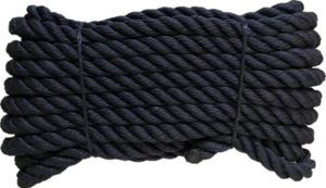 Hitech Rope Factory Natural Unbleached Cotton Rope - 3 Strand <strong>Twisted</strong> Cotton Cord for Wall Hanging DIY Craft Making Plant Hang - Product Image 3