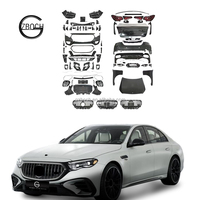 Kit de Carrocería W213 a W214 para Benz Clase E W213 a W214 E63 AMG 2026, Parachoques Delantero y Trasero, Tapa del Maletero, Guardabarros, Capó, Faros LED, Luces Traseras