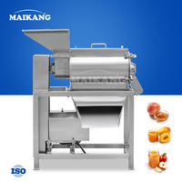 Industriële fruitontpitter en -pulpmachine voor mango, perzik, pruim en abrikoos verwerkingslijn 500-2500kg/u