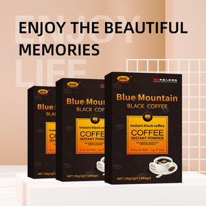 Café Negro Instantáneo Blue Mountain <span class=keywords><strong>Sin</strong></span> Azúcar para Comercio Exterior Transfronterizo, Caja de 30g con 10 Bolsas de Granos Pequeños, Venta al por Mayor, 18 Meses de Caducidad - Product Image 4