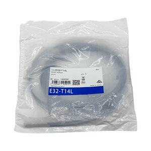 Sensor Fotoeléctrico de Fibra Óptica de Alta Calidad E32-T14L, Tipo Through-Beam, Rosca M4, Cable de 2m, IP67, Automatización Industrial, NPN/PNP - Product Image 1