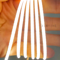 Bande LED COB ultra-étroite de 2,7 mm de large, 12 V USB, dimmable, rouleau de 5 m pour éclairage nocturne d'escaliers, de cafés et de chambres