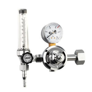 Régulateur de pression en cuivre chromé pour soudage à l'arc à l'argon, manomètre de pression de CO2 pour dioxyde de carbone et gaz argon, nouvelle catégorie de produits - Product Image 5