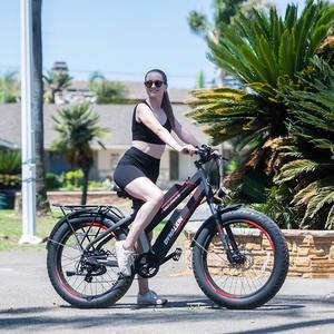 Dynavolt <span class=keywords><strong>Ebike</strong></span> 26 "알루미늄 프레임 750W 강력한 파워 전기 지방 타이어 자전거 듀얼 배터리 - Product Image 6