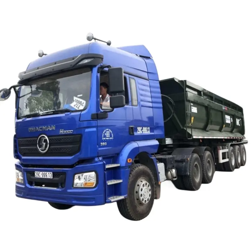शेकमैन H3000s 6 पहिया 345hp क्यूमिन इंजन कार्गो ट्रक ट्रेलर हेड 6x4 ट्रैक्टर ट्रक