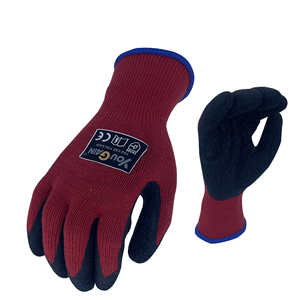 Chất lượng cao Latex Crinkle tráng làm việc Găng tay thoáng khí xây dựng an toàn công nghiệp lao động bảo vệ yougain YG-1004RB - Product Image 1