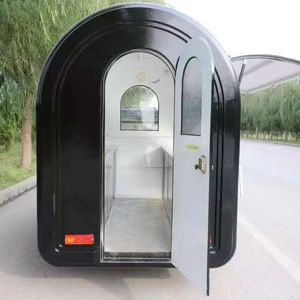 Chariot de vente alimentaire électrique, capacité personnalisable, design résistant à la rouille, pour la vente de snacks en extérieur - Product Image 6