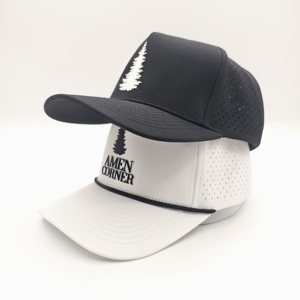 Casquette de golf 5 panneaux personnalisée avec logo en silicone, style vintage, faible MOQ, OEM, tissu haute densité, équipement sportif durable - Product Image 2