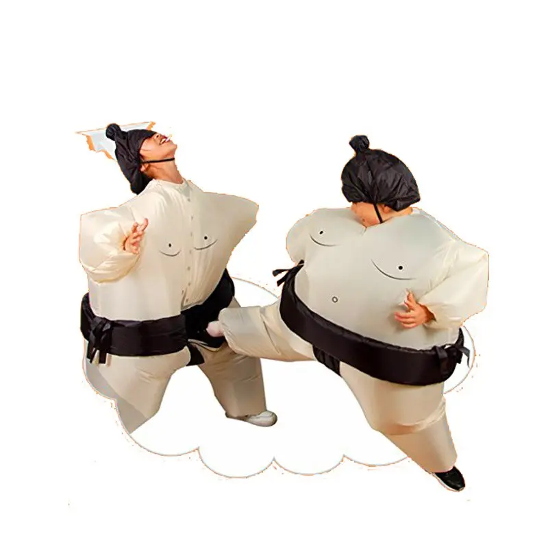 Ensemble de bataille sumo 3 pièces, costumes gonflables amusants, costumes de lutte, en soldes