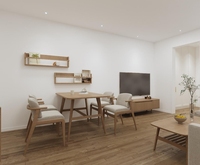 George Modern Flat 3D Interior Design Rendering Building Material Service Solution for Apartment Application