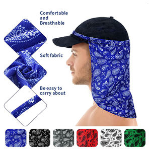 Cortina de cuello con protección solar UV, cobertura facial multifuncional ajustable 2 en 1 para pesca al aire libre - Product Image 3