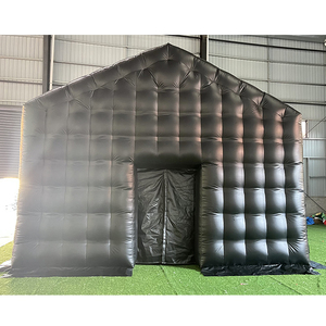 Tente <span class=keywords><strong>de</strong></span> fête cubique imperméable tente gonflable <span class=keywords><strong>de</strong></span> fête pour boîte <span class=keywords><strong>de</strong></span> <span class=keywords><strong>nuit</strong></span> location commerciale PVC noir discothèque extérieure événement explosion discothèque - Product Image 3