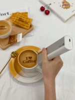 Impresora de Café con Tinta Comestible EVEBOT PrintPen, Máquina de Impresión de Logotipos Personalizados para Promoción de Marca en Cafeterías, Bares y Hoteles