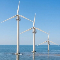 Dynamo éolienne horizontale 20 kW 220 V, petit générateur éolien, vitesse de démarrage du vent 2 m/s