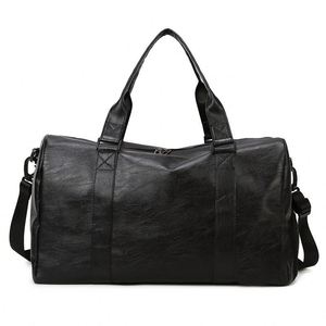 Factory Custom logo Large Capacity Duffel <b>Bag</b> Waterproof PU Leather Shoulder Travel Gym <b>Bag</b> <b>Outdoor</b> Dry Yoga <b>Sport</b> Fitness <b>Bag</b> - Product Image 1